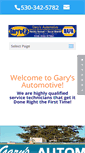 Mobile Screenshot of garysautomotiveservice.com